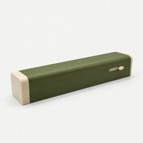 Olive and cream 7-day pill organizer
